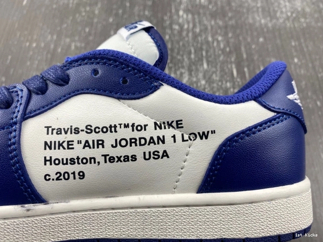JORDAN TRAVIS X DM7890-101 SCOTT CUSTOM OFF-WHITE X AIR 1 0630